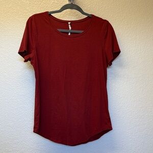 Lululemon Dark Red Women's Tee